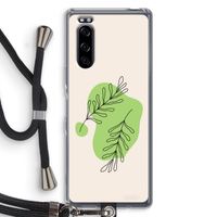 Beleaf in you: Sony Xperia 5 Transparant Hoesje met koord
