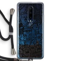 Vexx Black Mixtape: OnePlus 7 Pro Transparant Hoesje met koord