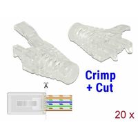 DeLOCK Knikbescherming voor RJ45 Crimp+Cut knikbescherming 20 stuks - thumbnail