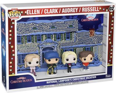National Lampoon's Christmas Vacation Funko Pop! Moment Deluxe Vinyl: Ellen, Clark, Audrey & Russell