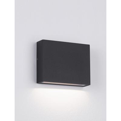 Lyora Strakke wandspotTick downlighter zwart - 9030815