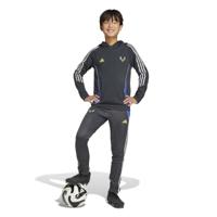 adidas Messi Hoodie Trainingspak Kids Donkergrijs Neongeel Blauw adidas Messi Hoodie Trainingspak Kids Donkergrijs Neongeel Blauw