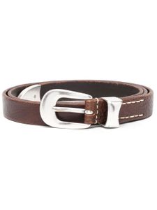 OUR LEGACY ceinture Western en cuir à boucle - Marron