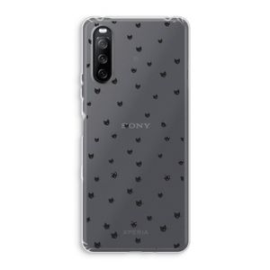 Kleine kattenkopjes: Sony Xperia 10 III Transparant Hoesje