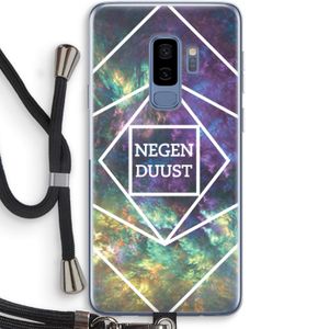 Negenduust ruimte: Samsung Galaxy S9 Plus Transparant Hoesje met koord