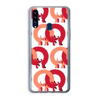 Dogs: Samsung Galaxy A20s Transparant Hoesje