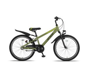 Altec Attack MTB 24 Inch Jongens 3V V Brakes Legergroen