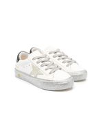 Golden Goose Kids baskets Super-Star à paillettes - Blanc