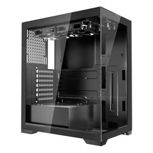 VEVOR Mid-Tower PC Gaming Behuizing met 2x 120mm Ventilatoren voor ATX Moederbord