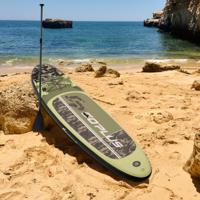 SUP Board 335 x 76 x 15 cm Opblaasbare Stand Up Paddle Board Verbreed Staande SUP met Afneembare Vin Anti-slip Dek SUP