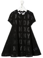 Dkny Kids robe réversible à logo imprimé - Noir