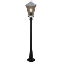 KonstSmide Landelijke tuinlampBenu 128cm zwart met zinkgrijs - 436-320 KonstSmide Landelijke tuinlampBenu 128cm zwart met zinkgrijs - 436-320