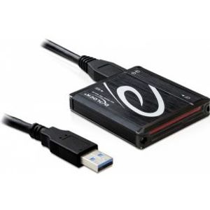 DeLOCK USB 3.0 Card Reader All in 1 geheugenkaartlezer USB 3.2 Gen 1 (3.1 Gen 1) Zwart