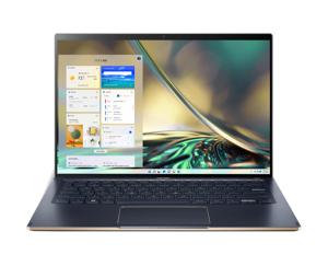 Acer Swift 5 SF514-56T-76FQ (EVO) Laptop 35,6 cm (14") Touchscreen WUXGA Intel® Core™ i7 i7-1260P 16 GB LPDDR5-SDRAM 1 TB SSD Wi-Fi 6E (802.11ax) Windows 11 Home Blauw