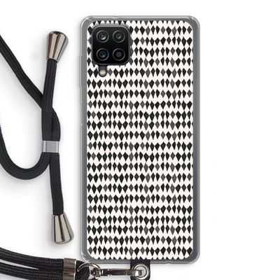 Crazy shapes: Samsung Galaxy A12 Transparant Hoesje met koord
