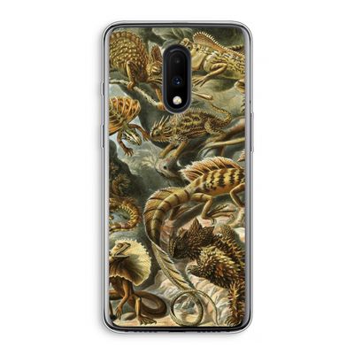 Haeckel Lacertilia: OnePlus 7 Transparant Hoesje