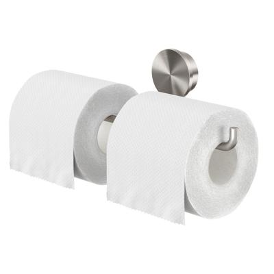 Toiletrolhouder Geesa Opal | Dubbel | RVS geborsteld