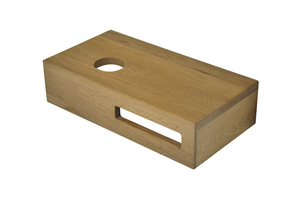 Wiesbaden Oak planchet 40 x 21 x 10 cm, kraangat links, eiken