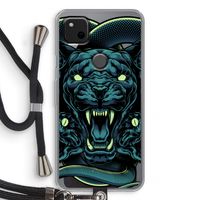 Cougar and Vipers: Pixel 4a Transparant Hoesje met koord