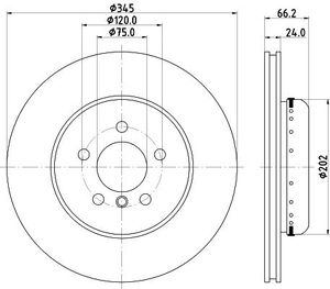 Remschijf 8DD355120851