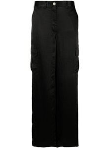 Theory pantalon ample à fini satiné - Noir