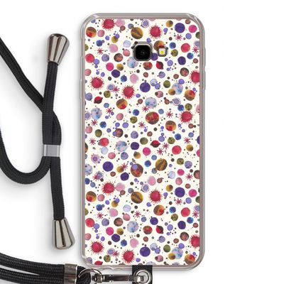 Planets Space: Samsung Galaxy J4 Plus Transparant Hoesje met koord