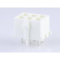 Molex 432550027 Male behuizing (board) Totaal aantal polen: 6 Rastermaat: 6.35 mm Inhoud: 1 stuk(s) Tray