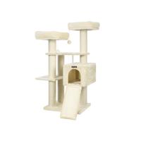 Krabpaal met krabplank 125 cm, beige