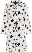 Rits damesbadjas met sterren - fleece-(44-46) L