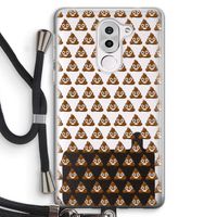 Poop emoji: Honor 6X Transparant Hoesje met koord