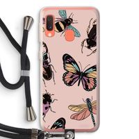 Tiny Bugs: Samsung Galaxy A20e Transparant Hoesje met koord