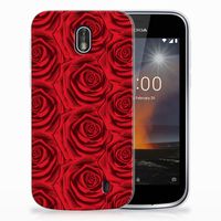 Nokia 1 TPU Case Red Roses - thumbnail