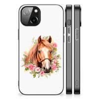 Dierenprint Telefoonhoesje voor Apple iPhone 14 Paard - thumbnail