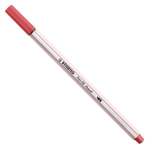 Stabilo pen 68 brush 47 roestig rood