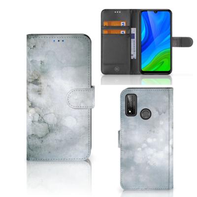 Hoesje Huawei P Smart 2020 Painting Grey | Portemonnee hoesje