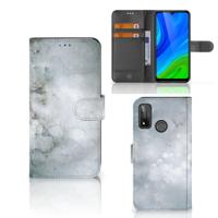 Hoesje Huawei P Smart 2020 Painting Grey | Portemonnee hoesje