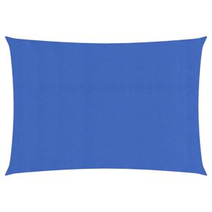 Zonnezeil 160 g/m rechthoekig 3,5x5 m HDPE blauw