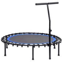 Fitnesstrampoline met handgreep 122 cm - thumbnail