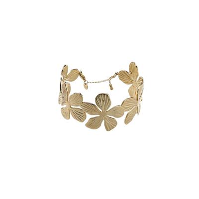 Day&Eve Armband Big Flowers Bangle | Goud