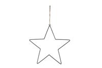 Naturel Collections Ster draad hanger metaal 38cm