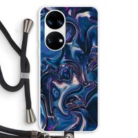 Mirrored Mirage: Huawei P50 Transparant Hoesje met koord