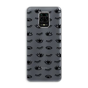 Eye pattern #2: Xiaomi Redmi Note 9 Pro Transparant Hoesje