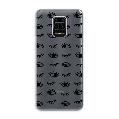 Eye pattern #2: Xiaomi Redmi Note 9 Pro Transparant Hoesje