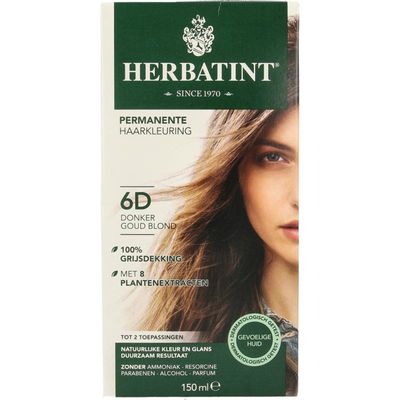 Herbatint 6D Donker goudblond (150 ml)