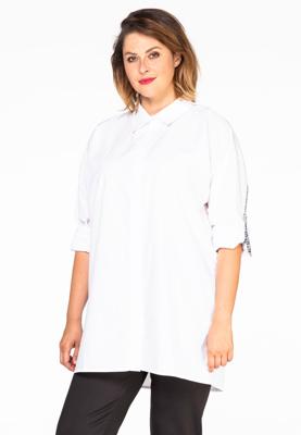 Yoek Blouse sleeve tape | Wit | Maat 54/56