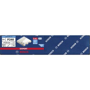 Bosch Accessories EXPERT M480 2608900713 Schuurnet voor wand- en plafondschuurmachine Ongeperforeerd Korrelgrootte (num) 240 (Ø) 225 mm 25 stuk(s)