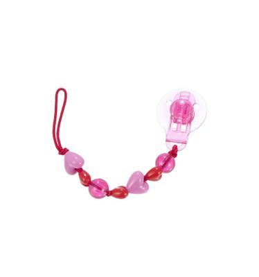 Fopspeen hartjes ketting