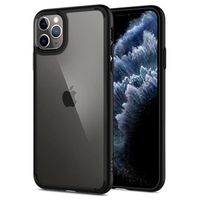 Spigen Ultra Hybrid iPhone 11 Pro Max Hoesje - Zwart / Doorzichtig