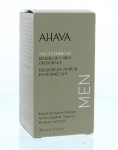 Men deodorant roll on magnesium rich