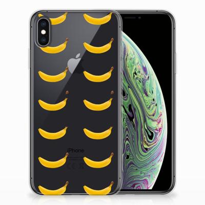 Apple iPhone Xs Max | Siliconen Case | Banana